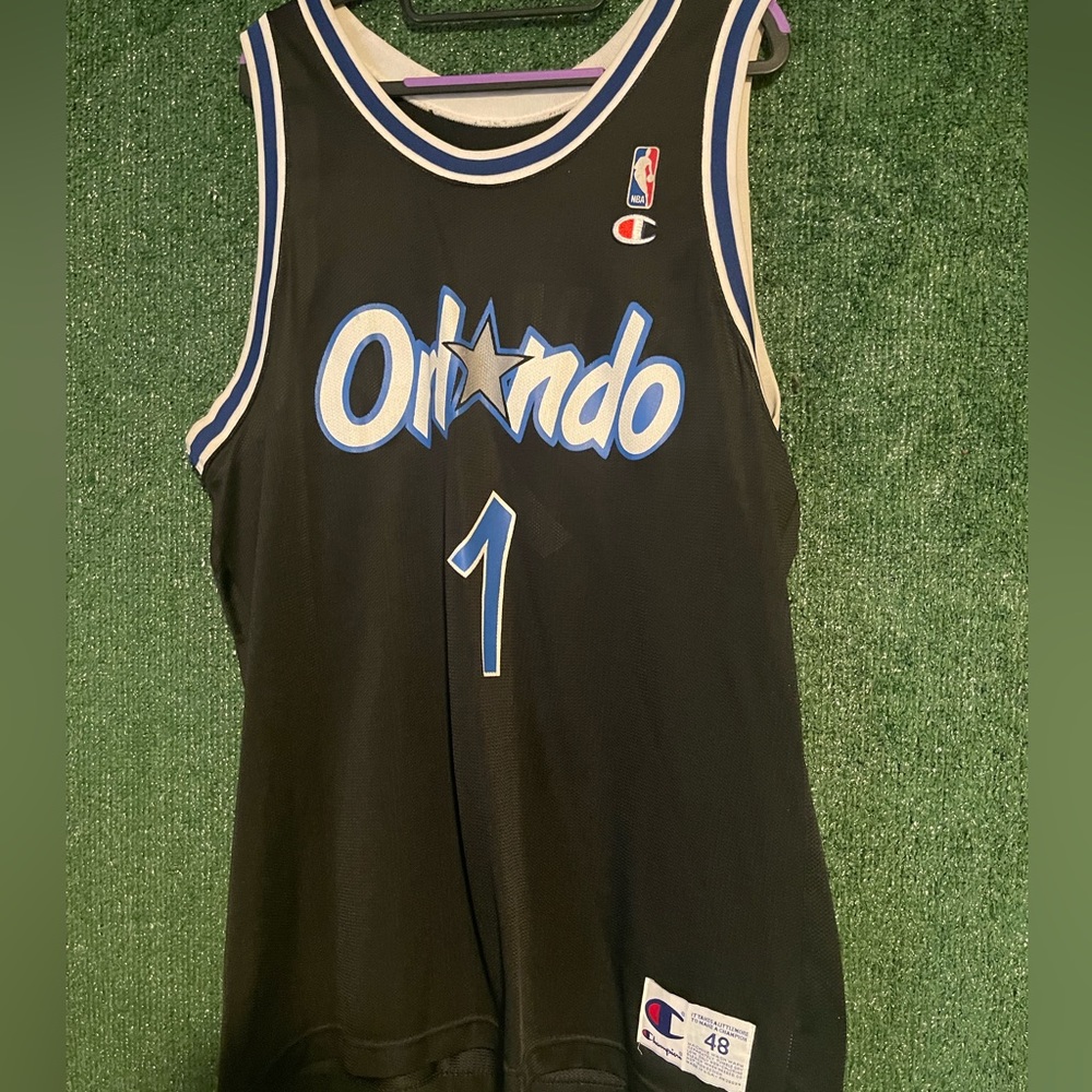 Champion Orlando Magic size 48 (XL) Penny Hardaway Jersey #1 GEM
